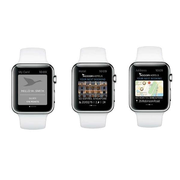 Accorhotels app for Apple Watch