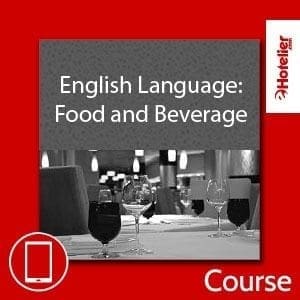 English Language for Food and Beverage