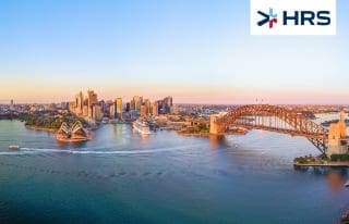 HRS' merger with Australia's Lido Group gives the company major presence in this growing business travel marketplace