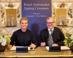 Formula 1 World Champion Nico Rosberg is now brand ambassador for Kempinski Hotels
