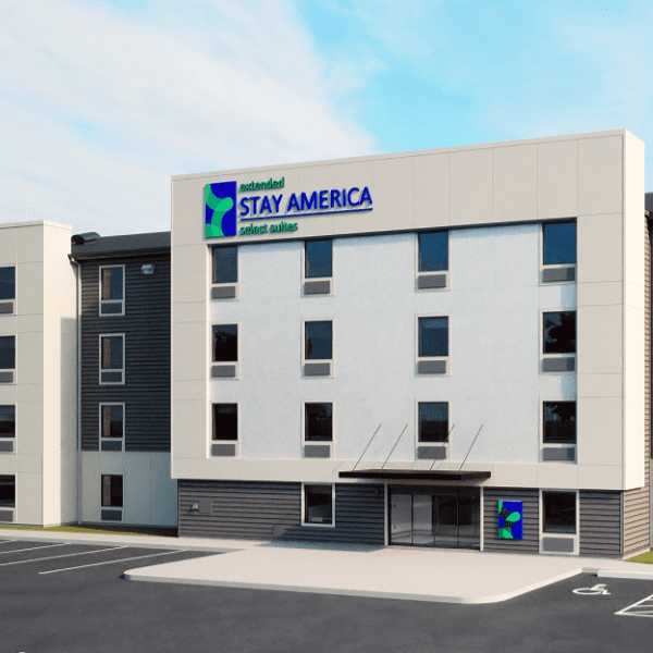 Extended Stay America Announces First Select Suites Groundbreaking   Thumbnail Extended Stay America Select Suites Exterior Rendering1 1 